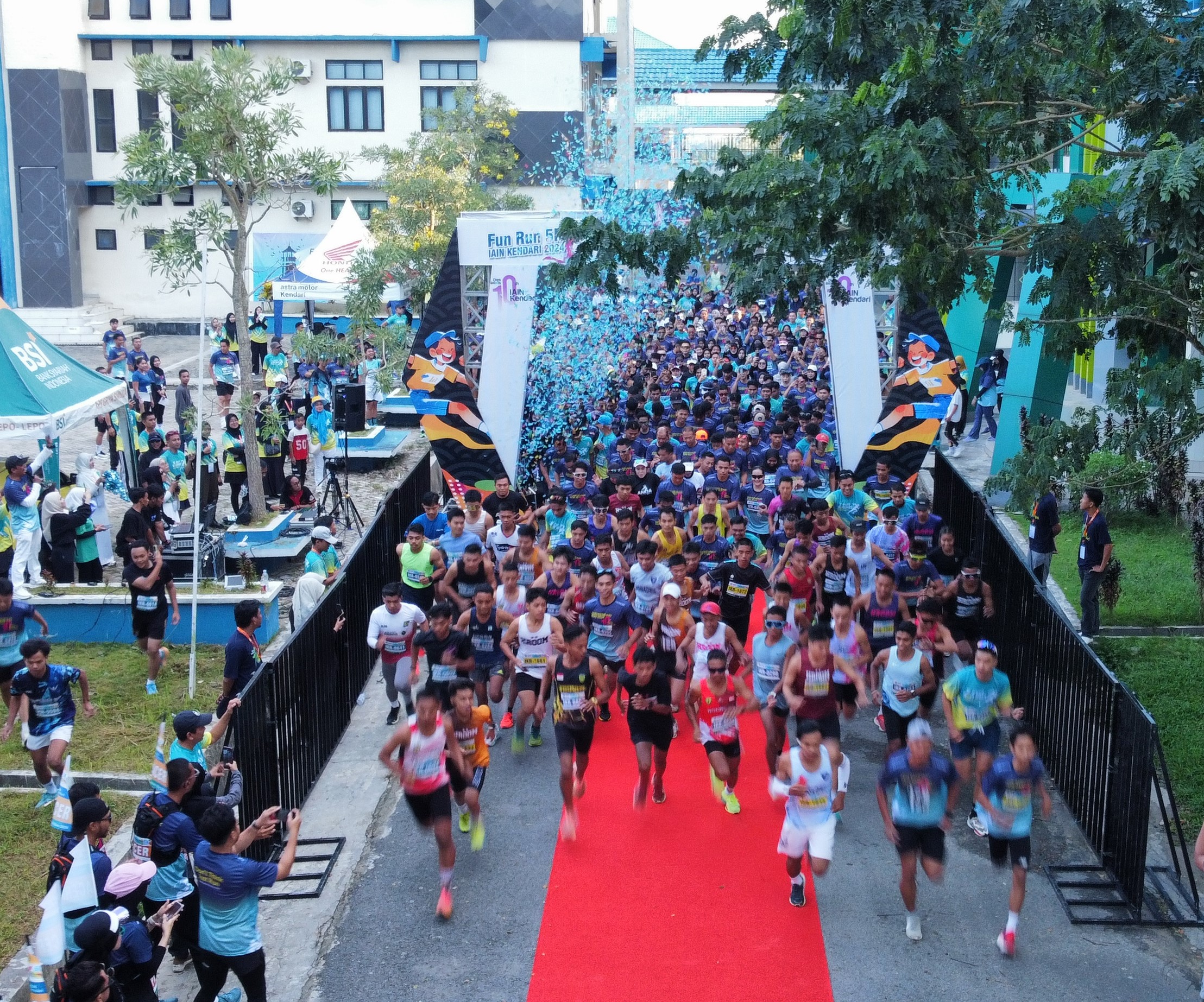 1.700 Peserta Ikuti Fun Run, Rektor: Energi Positif dari Masyarakat untuk IAIN Kendari