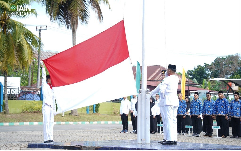 IAIN Kendari Gelar Upacara Sumpah Pemuda ke-97, Rektor Kobarkan Semangat Juang Generasi Muda