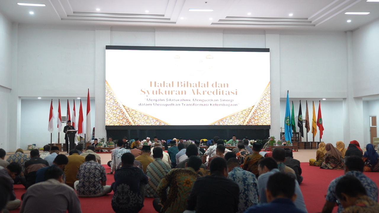 Gelar Halal Bihalal dan Syukuran Akreditasi, Rektor Tekankan Perkuat Sinergitas