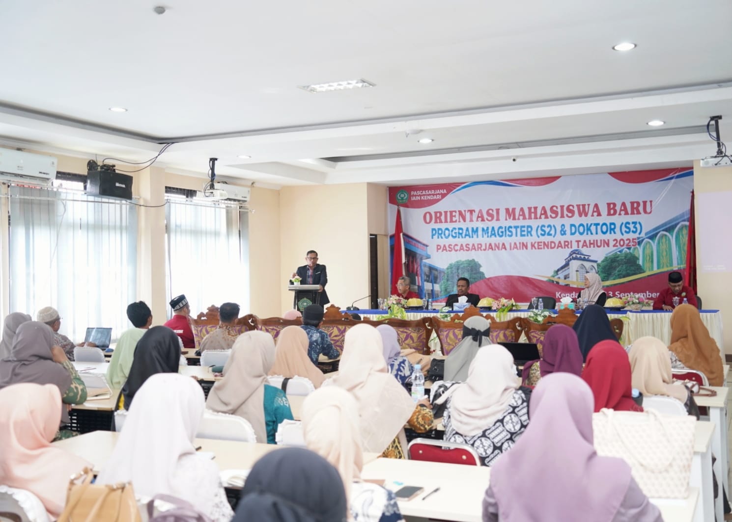 Orientasi Mahasiswa Baru Pascasarjana IAIN Kendari, Rektor Tekankan Visi Transdisipliner