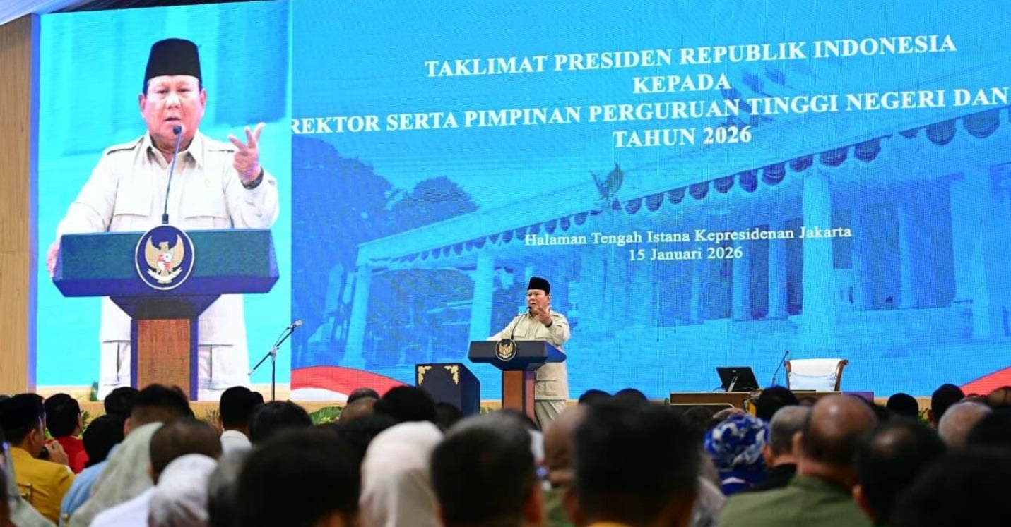 Rektor IAIN Kendari Hadiri Taklimat Presiden RI Awal Tahun 2026