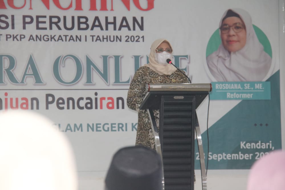 Rektor IAIN Kendari Launching Pengajuan Pencairan Online