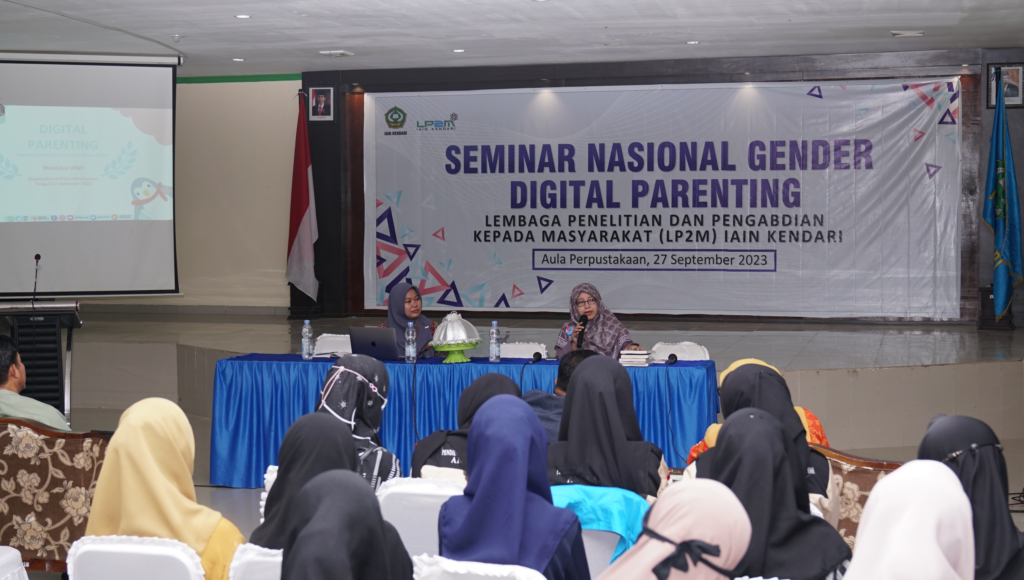 LP2M IAIN Kendari Gelar Seminar Nasional Gender Bahas Cara Mendidik Anak di Era Digital