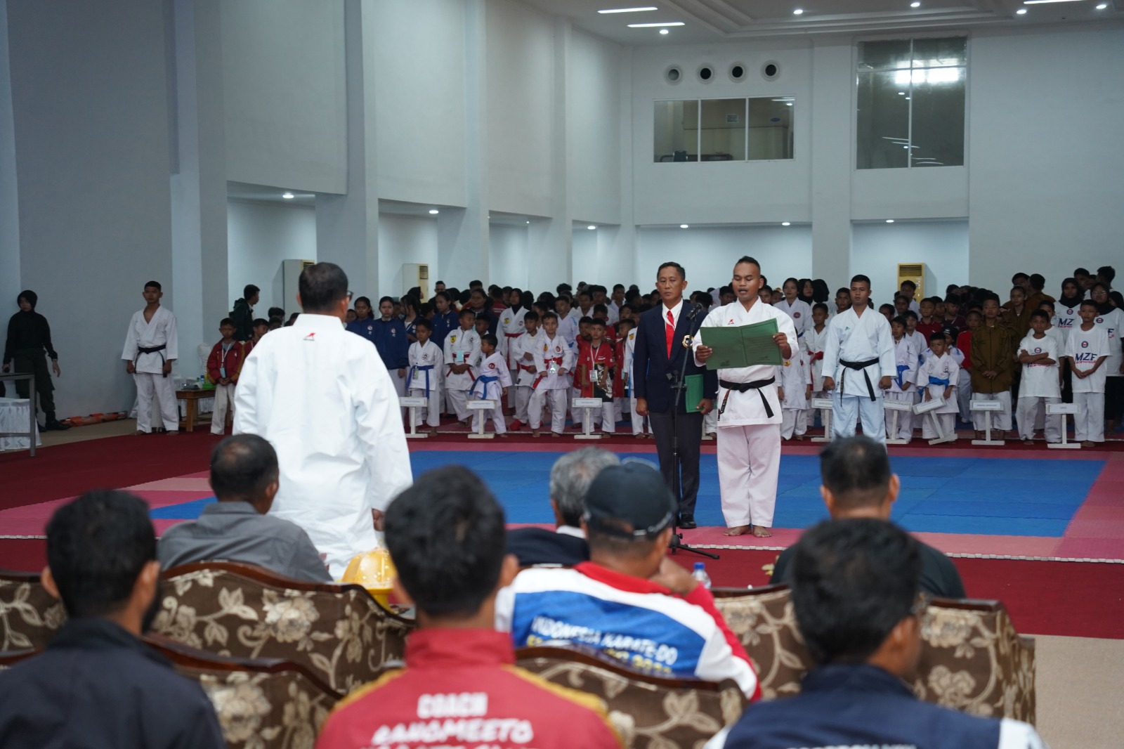 Perebutkan Piala Rektor IAIN Kendari, Kejuaraan Karate Cup I Resmi Dibuka