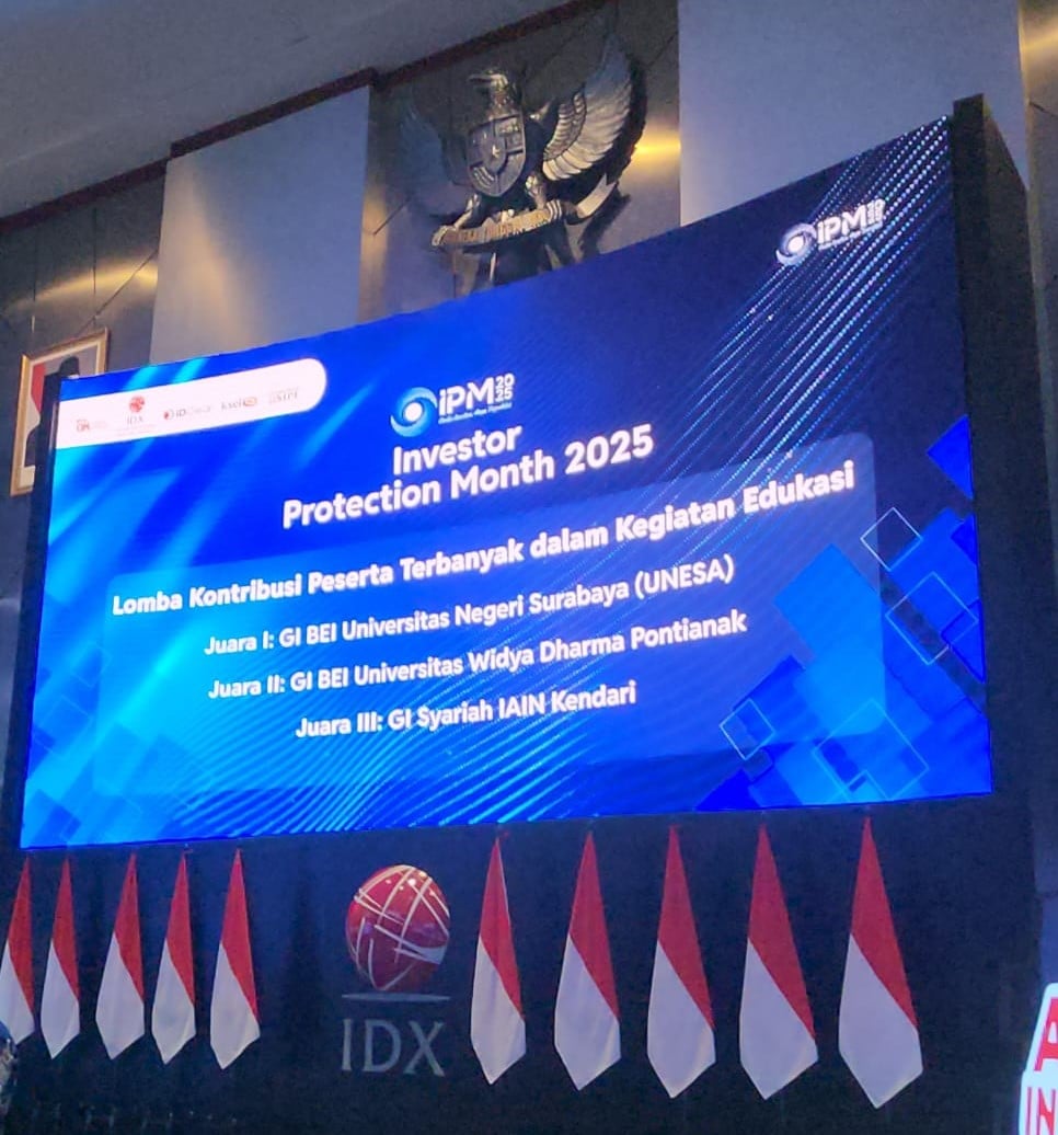 GIS IAIN Kendari Raih Juara III Nasional Lomba Edukasi Pasar Modal IPM 2025