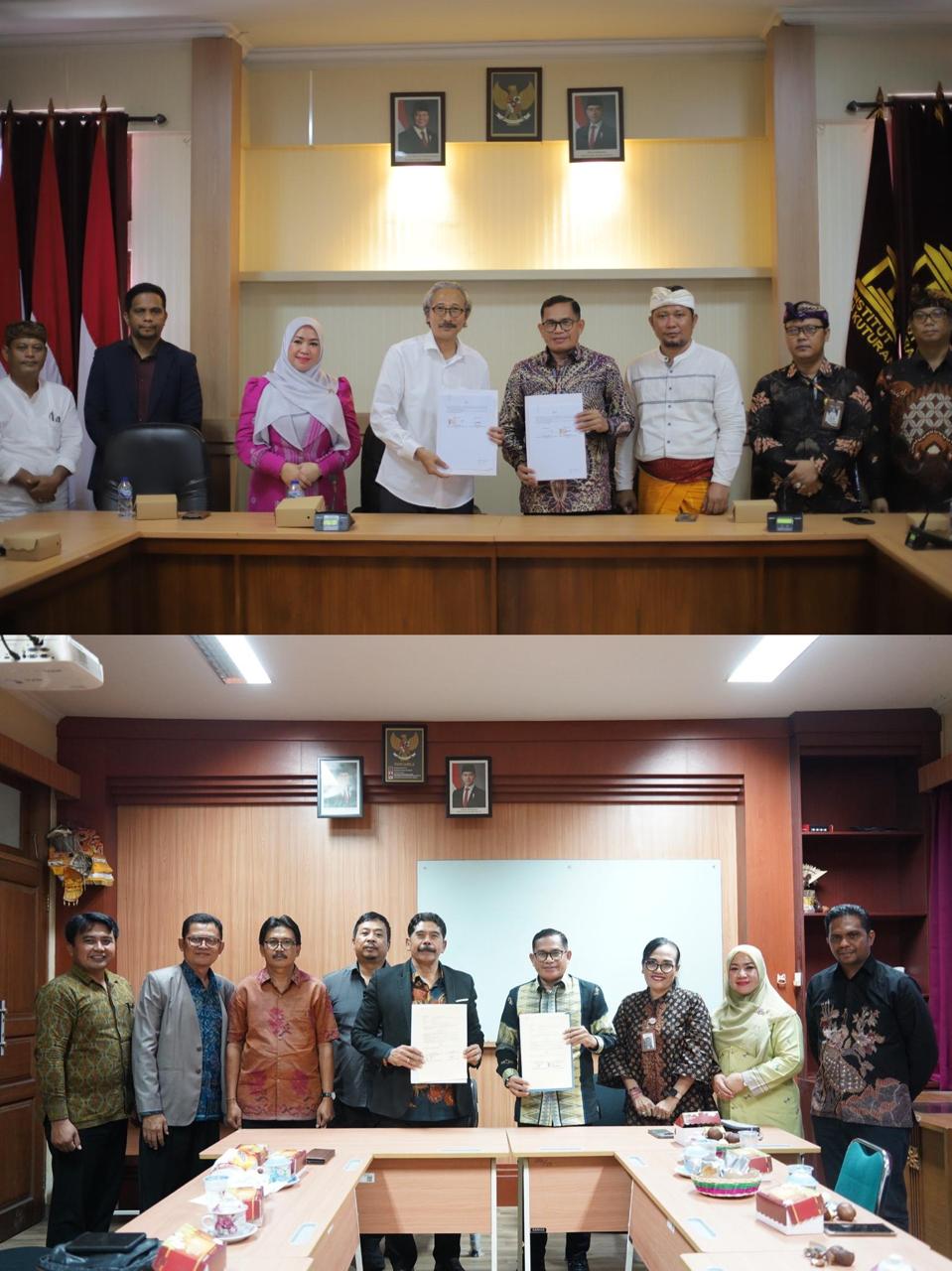 Sinergi Lintas PTKN, IAIN Kendari Kerjasama dengan Perguruan Tinggi Hindu di Bali