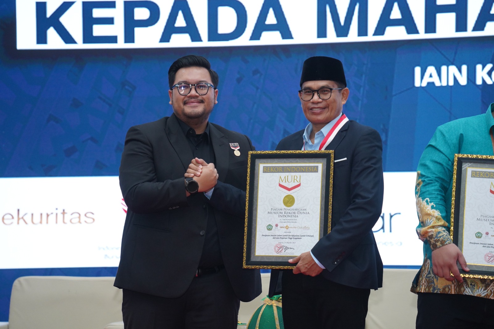 IAIN Kendari Pecahkan Dua Rekor MURI, Penciptaan Investor Syariah Terbanyak dan Literasi Keuangan