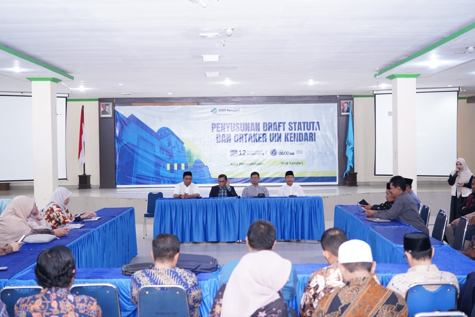 Persiapkan Alih Bentuk ke UIN, IAIN Kendari Susun Draft Statuta dan ORTAKER