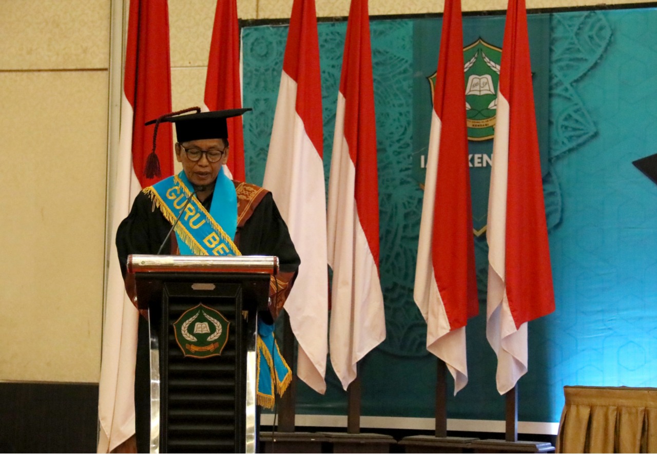 Prof. Dr. H Zukifli, M., M.Si, M.Pd Terpilih Sebagai Ketua Senat IAIN Kendari Periode 2019-2023