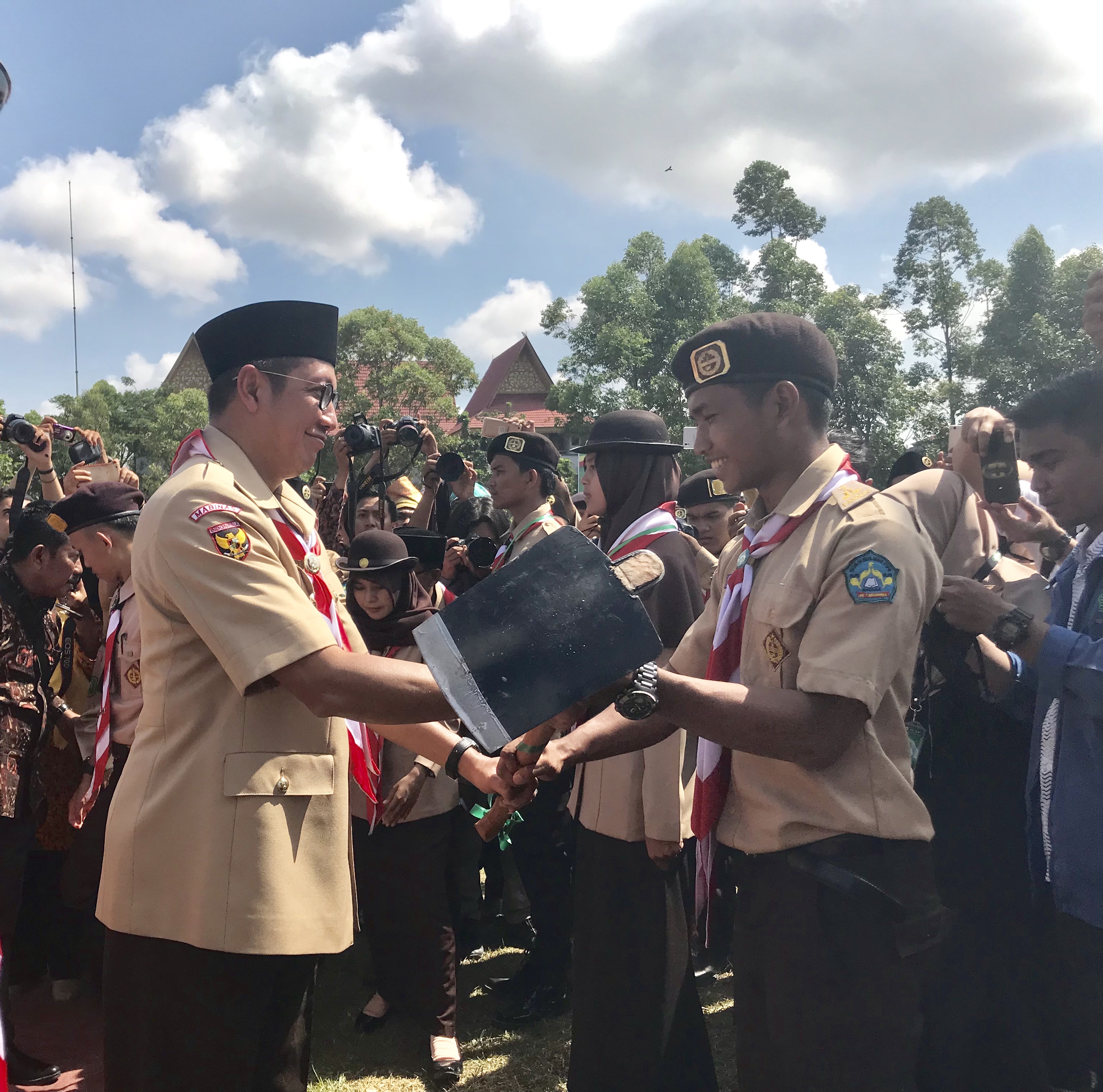 Menag Buka Perkemahan Wirakarya PTK ke XIV di Riau